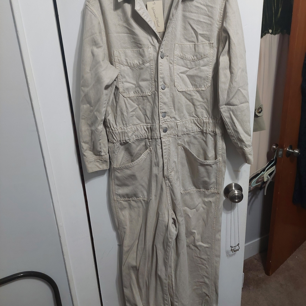 Universal Thread Beige Utility Jumpsuit 14